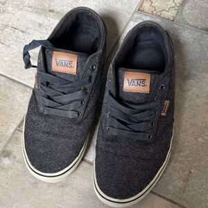 Vans Black and Tan Men's Sneakers